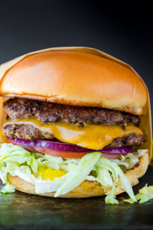 Smash Cheese Burger( 2 steak 45 gram)