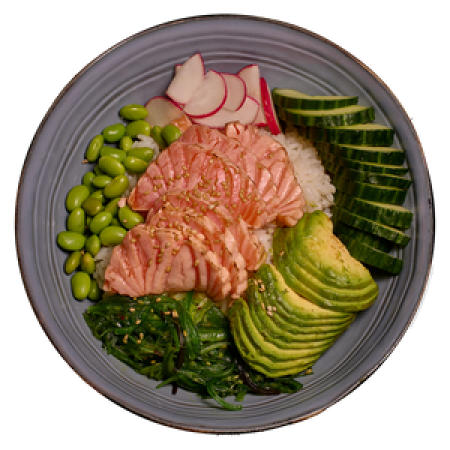 POKEBOWL SAUMON MI CUIT